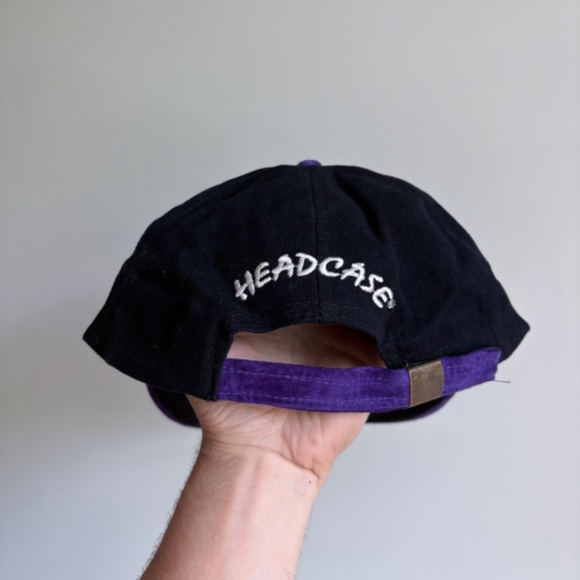 Vintage HELMET WORKX purple black dad hat trucker style hat - Picture 3 of 7